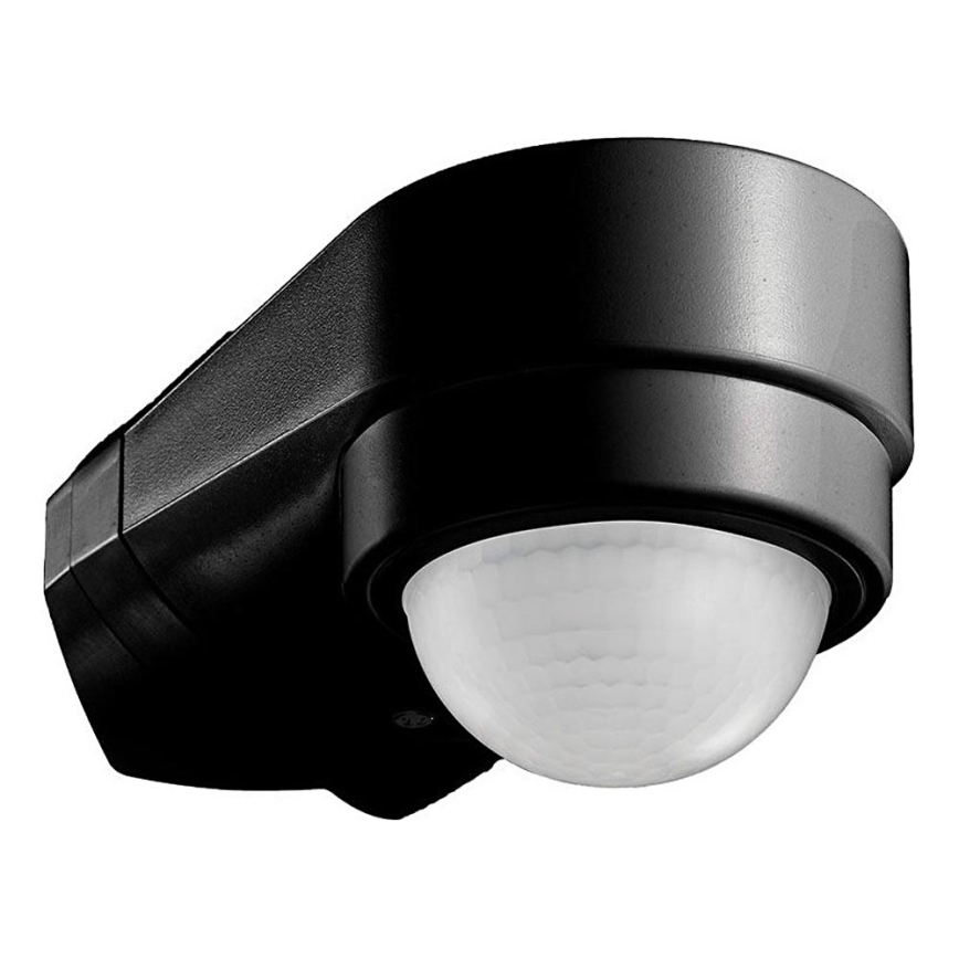Инфракрасный уличный датчик движения 240° 600W/230V IP65 черный