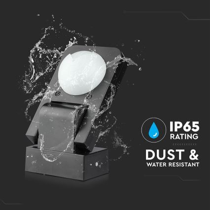 Инфракрасный уличный датчик движения 360° 1000W/230V IP65 черный