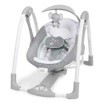 Ingenuity - Детские вибрирующие качели с мелодией 2в1 SWELL 4xD + 1xC