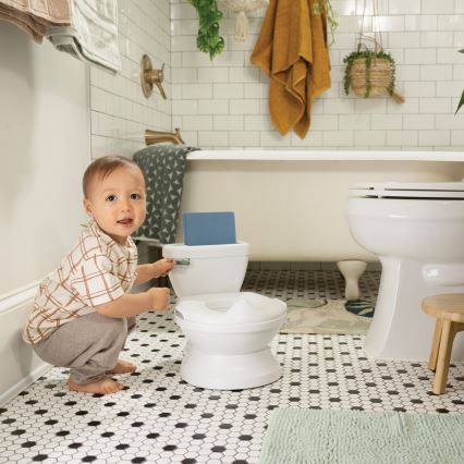 Ingenuity - Детский горшок со звуком MY SIZE, белый, 2xAAA