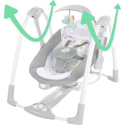 Ingenuity - Детское вибрирующее кресло-качалка 2в1 WIMBERLY