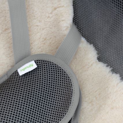 Ingenuity - Детское вибрирующее кресло-качалка с музыкой EVERY SEASON 3xC серый