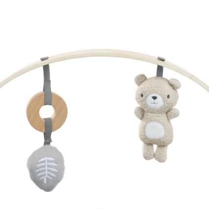 Ingenuity - Детское вибрирующее кресло-качалка с музыкой EVERY SEASON 3xC серый