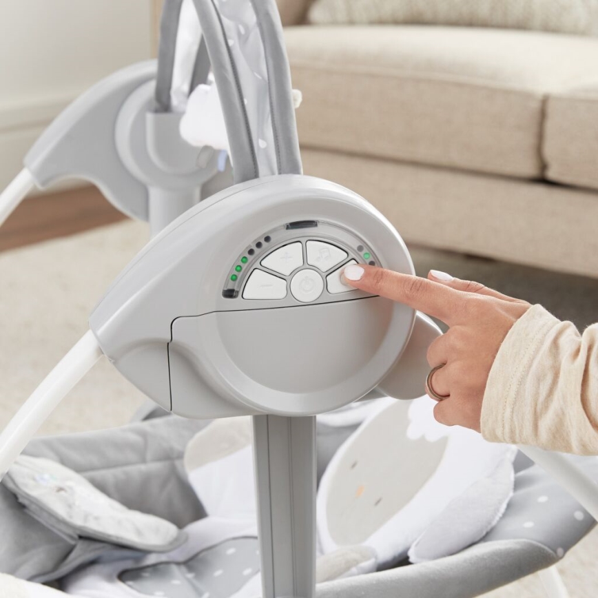 Ingenuity - Детское кресло-качалка с мелодией CUDDLE LAMB 4xLR14