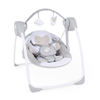 Ingenuity - Детское кресло-качалка с мелодией CUDDLE LAMB 4xLR14
