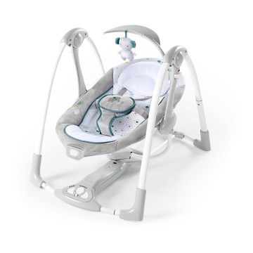 Ingenuity - Дитяче вібруюче крісло-гойдалка з музикою 2в1 NASH 4xLR20