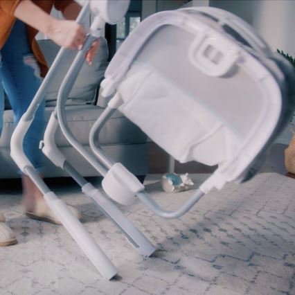 Ingenuity - Дитяче вібруюче крісло-гойдалка з музикою ANYWAY SWAY RAY 4xLR14