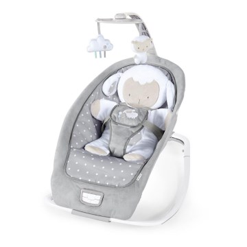 Ingenuity - Дитяче вібруюче крісло-гойдалка з музикою CUDDLE LAMB 3xLR14