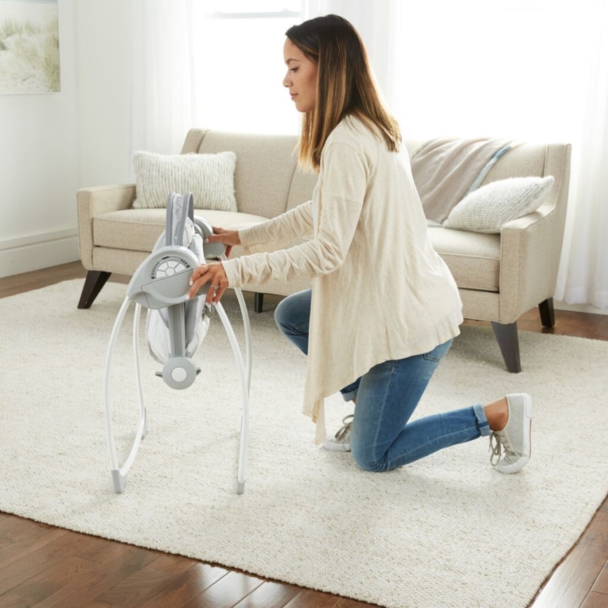 Ingenuity - Дитяча гойдалка з мелодією CUDDLE LAMB 4xLR14