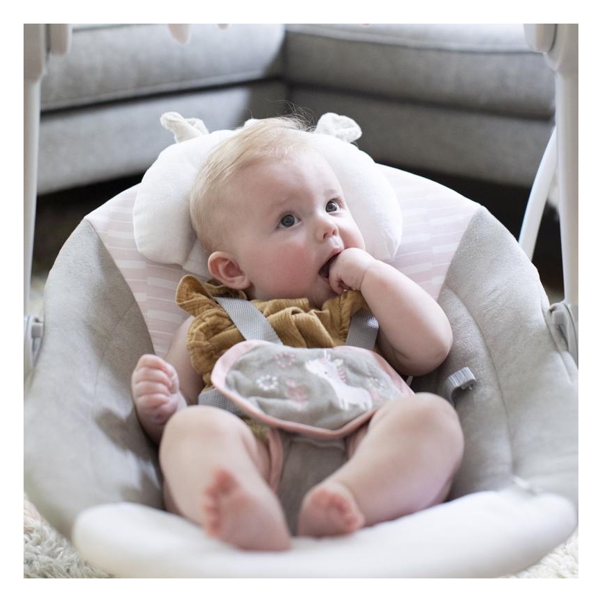 Ingenuity - Дитяча гойдалка з мелодією FLORA THE UNICORN 4xLR14