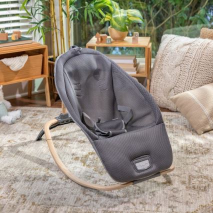 Ingenuity - Дитяче вібруюче лежачко з мелодією EVERY SEASON WESLEY 3xC сірий