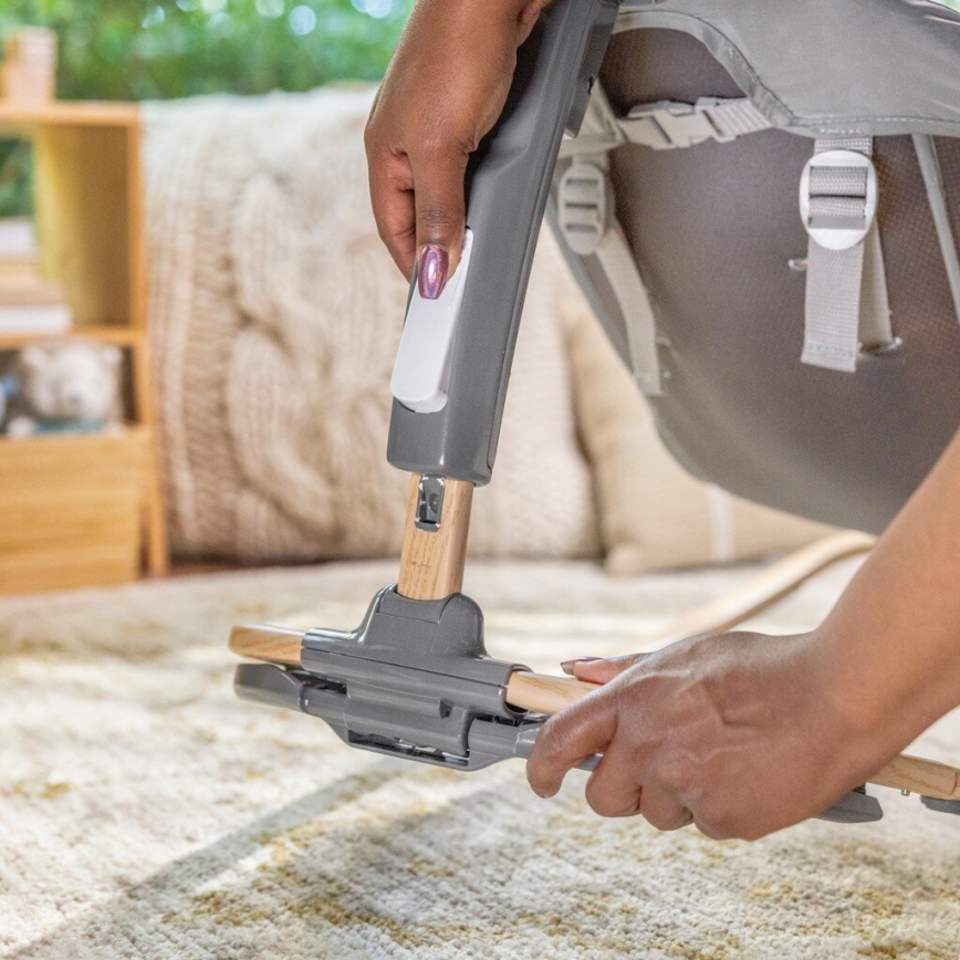 Ingenuity - Дитяче вібруюче лежачко з мелодією EVERY SEASON WESLEY 3xC сірий