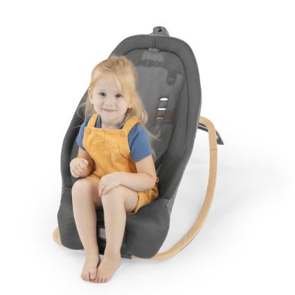 Ingenuity - Дитяче вібруюче лежачко з мелодією EVERY SEASON WESLEY 3xC сірий