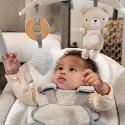 Ingenuity - Дитяче вібруюче крісло-гойдалка з музикою 2в1 WYNN