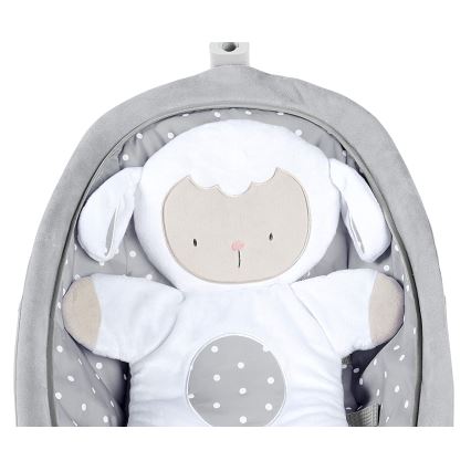 Ingenuity - Дитяче вібруюче крісло-гойдалка з музикою CUDDLE LAMB 3xLR14