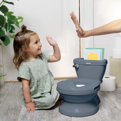 Ingenuity - Дитячий горщик MY SIZE зі звуковими ефектами, синій, 2xAAA