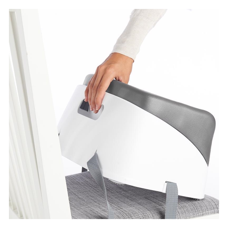 Ingenuity - Стільчик-бустер для годування 2в1 SMARTCLEAN TODDLER сірий