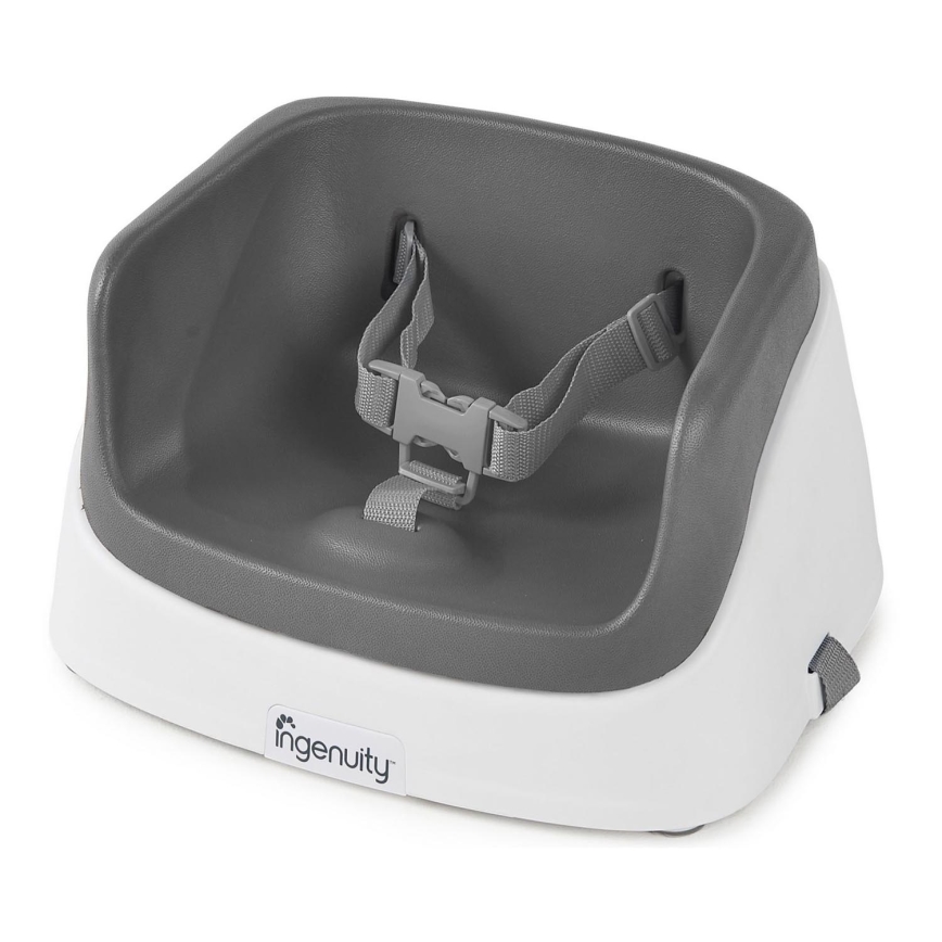 Ingenuity - Стільчик-бустер для годування 2в1 SMARTCLEAN TODDLER сірий