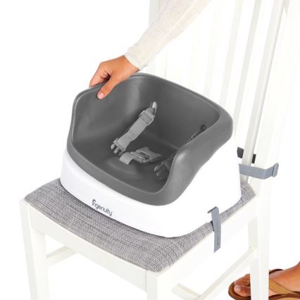 Ingenuity - Стільчик-бустер для годування 2в1 SMARTCLEAN TODDLER сірий