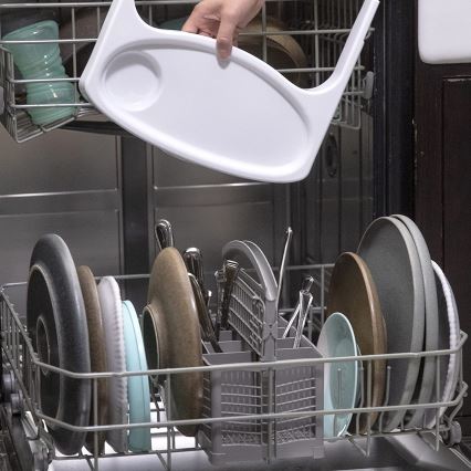 Ingenuity - Стульчик-бустер для кормления 2в1 BABY BASE серый