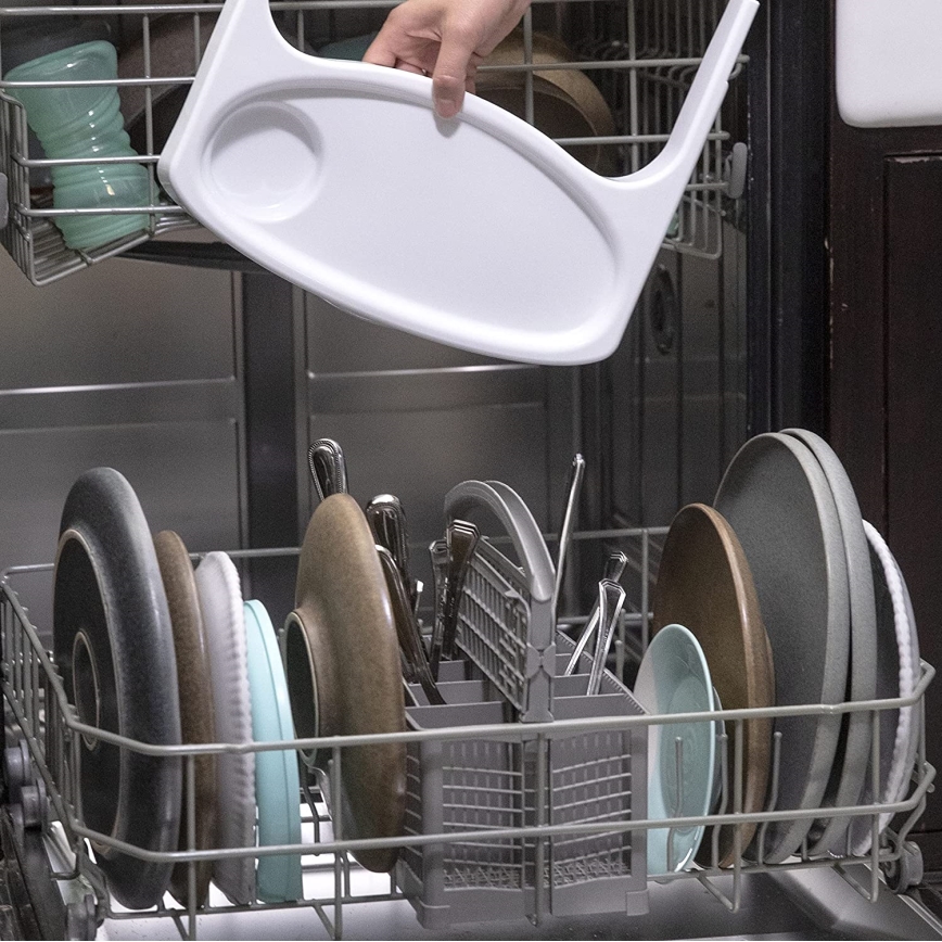 Ingenuity - Стульчик-бустер для кормления 2в1 BABY BASE серый