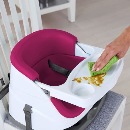Ingenuity - Стульчик-бустер для кормления 2в1 BABY BASE розовый