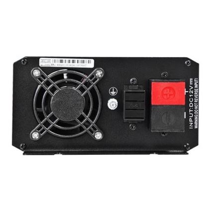 Інвертор напруги CARSPA 600W/12/230V + дротовий пульт дистанційного керування