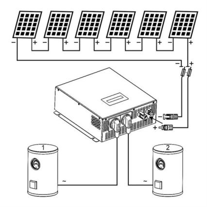 Інвертор для сонячних батарей ECO Solar Boost MPPT-3000 3,5kW PRO