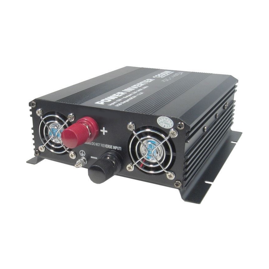 Інвертор (перетворювач напруги) мод. синус 1200W/24/230V