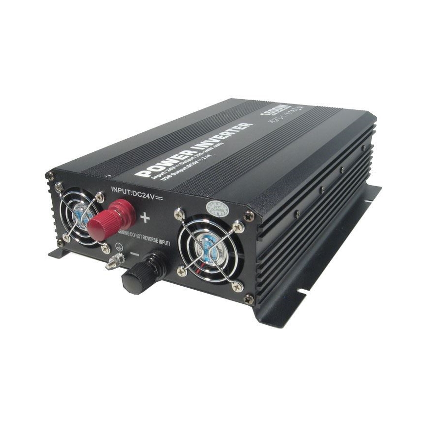 Інвертор (перетворювач напруги) мод. синус 1600W/24/230V