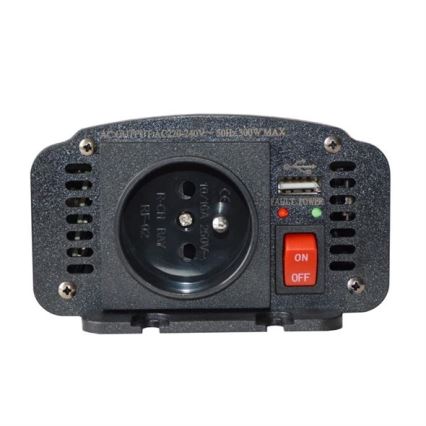 Інвертор (перетворювач напруги) мод. синус 300W/12/230V + USB