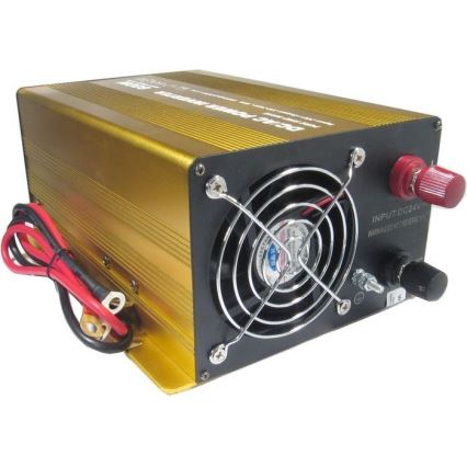 Інвертор (перетворювач напруги) чист. синус 600W/24V/230V