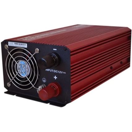 Інвертор (перетворювач напруги) чист. синус CARSPA 1000W/12/230V + USB