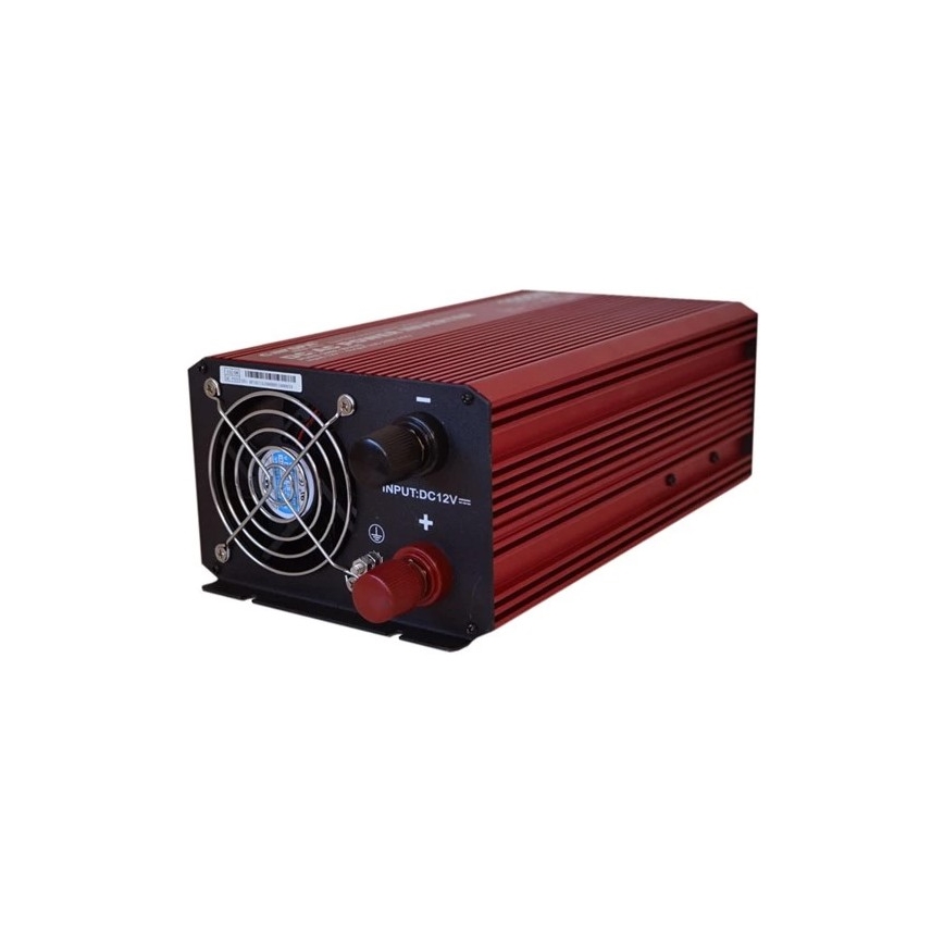 Інвертор (перетворювач напруги) чист. синус CARSPA 1000W/12/230V + USB