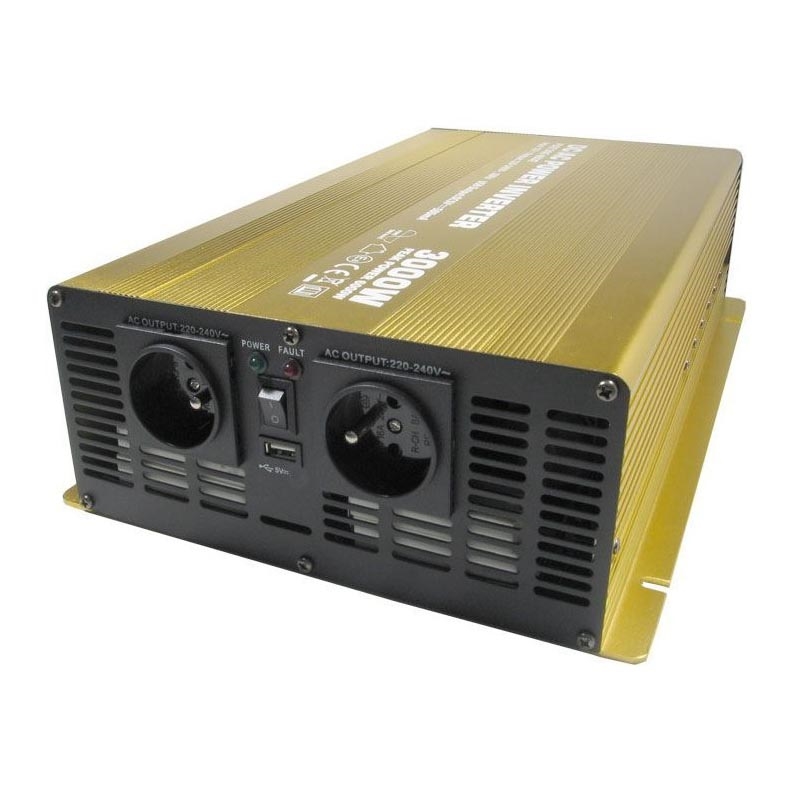 Інвертор (перетворювач напруги) чист. синус 3000W/24/230V