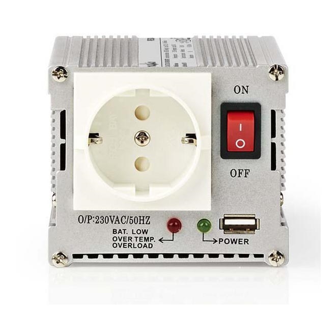Інвертор (перетворювач напруги) мод. синус 300W/24/230V + USB