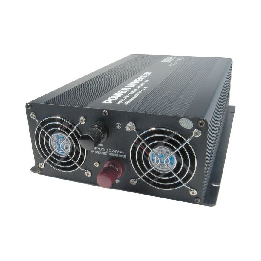 Інвертор (перетворювач напруги) мод. синус 3500W/24/230V