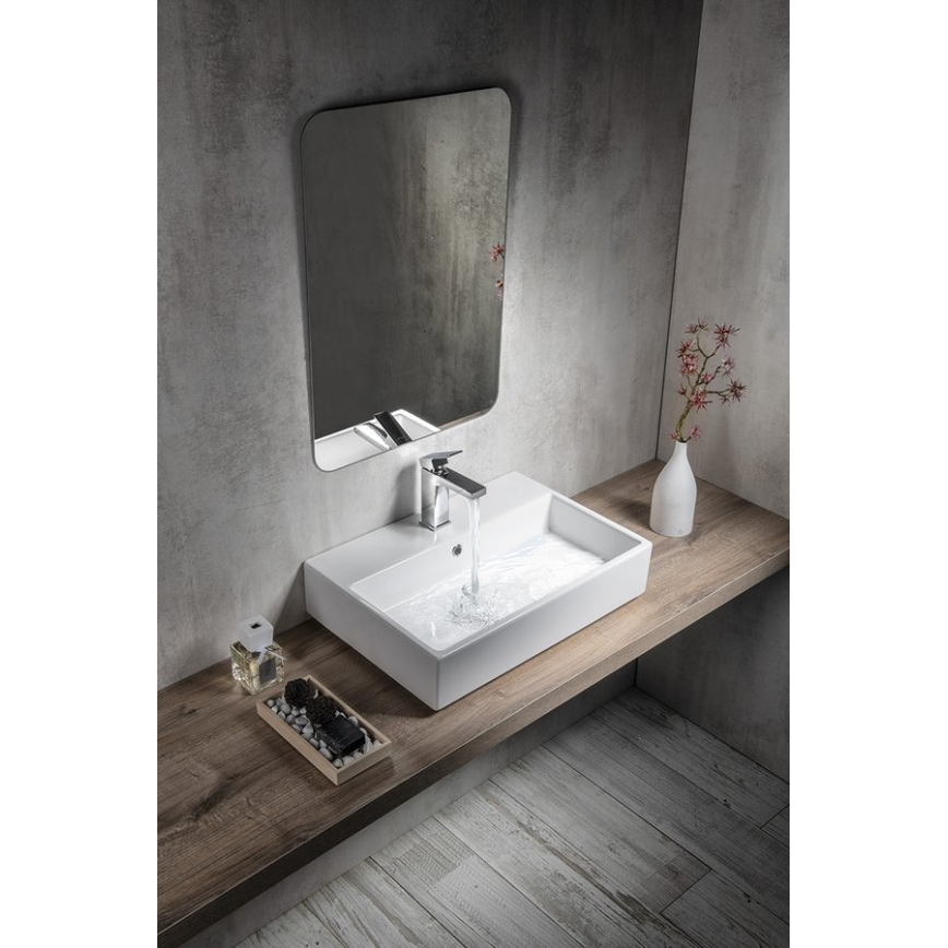 Isvea - Накладная раковина на столешницу PURITY 60x42 см керамика/белая
