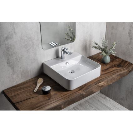Isvea - Раковина для столешницы/настенная SOTT AQUA 50x50 см, керамическая, белая
