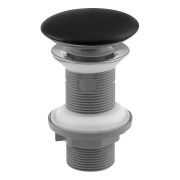 Isvea - Слив для раковины, диаметр 7,2 см, матовый чёрный