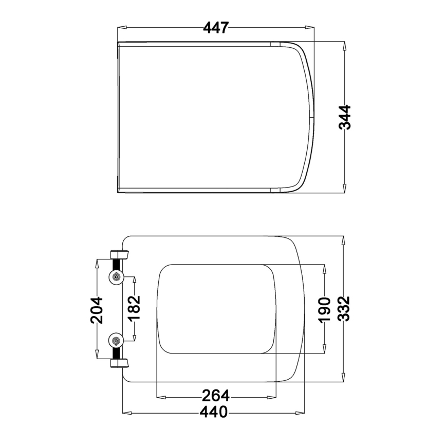 Ісвеа - Унітазне сидіння СофтКлоуз П'юріті біле