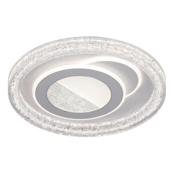ITALUX - Диммируемый LED‑потолочный светильник TEMPIO LED/55W/230V 3000-6500K, диам. 50 см, белый + пульт дистанционного управления