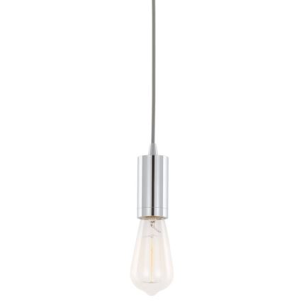ITALUX - Підвісна люстра MODERNA 1xE27/60W/230V глянцевий хром