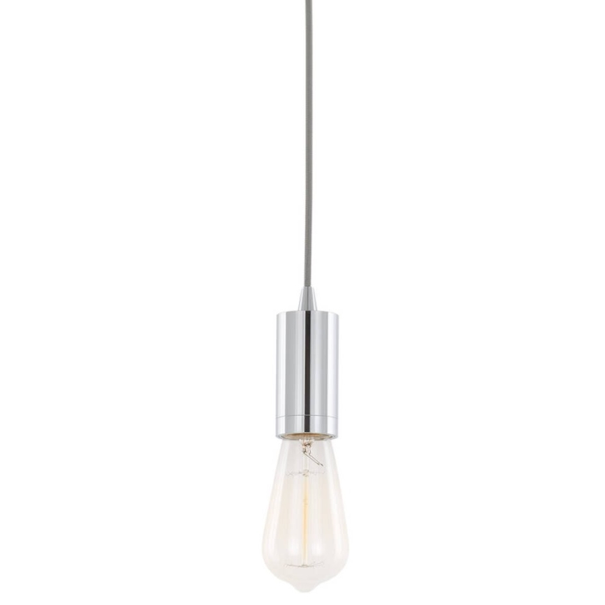 ITALUX - Підвісна люстра MODERNA 1xE27/60W/230V глянцевий хром