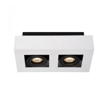 ITALUX IT8001S2-WH/BK - Потолочный светильник CASEMIRO 2xGU10/50W/230V