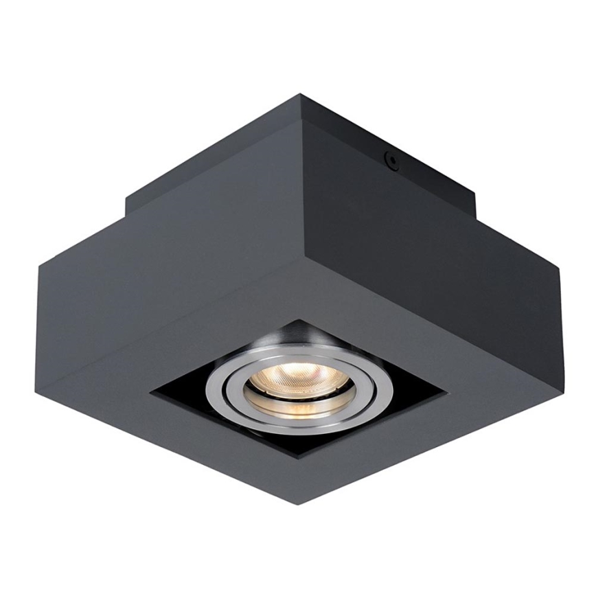 ITALUX IT8002S1-BK/AL - Потолочный светильник CASEMIRO 1xGU10/50W/230V
