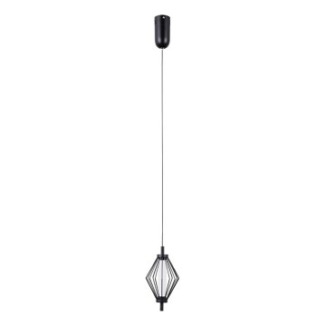ITALUX - LED люстра на тросе SEVILLA LED/5W/230V 3000K черная