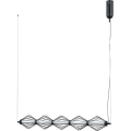 ITALUX - LED-люстра на тросі SEVILLA LED/25W/230V 3000K чорна