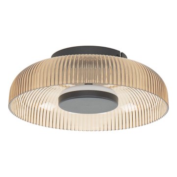 ITALUX - LED стельовий світильник PASSO LED/8W/230V 3000K діаметр 25 см димчасто-бежевий