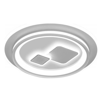 ITALUX - LED стельовий світильник з регулюванням яскравості PARCO LED/55W/230V 3000-6500K діам. 50 cm білий + пульт дистанційного керування